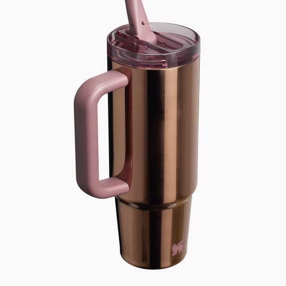 Stanley Pink and Bronze Travel Mug - Picture 3 of 3
